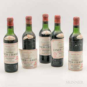 Chateau Lynch Bages 1966, 5 demi bottles