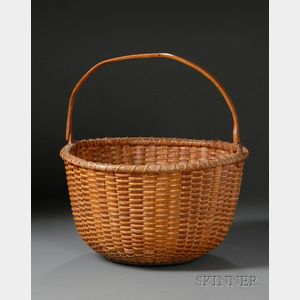 Large Round Nantucket Basket