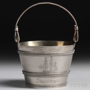 Gorham Sterling Silver Gold-washed Pail
