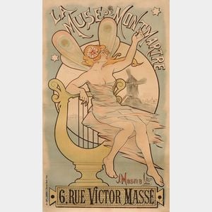 Louis Charbonnier (French, 1874-1935) La Muse de Montmartre