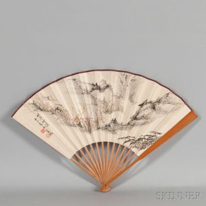 Bamboo Folding Fan,