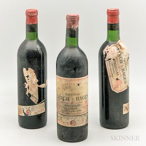 Chateau Lynch Bages 1967, 3 bottles