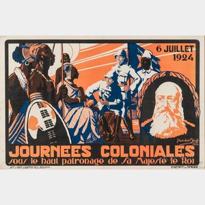 Journées Coloniales - 6 Juillet 1924, J. Van den Bergh