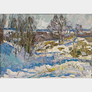 Felicie Waldo Howell (American, 1897-1968) Winter Landscape
