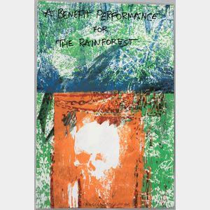 Robert Rauschenberg (American, 1925-2008) A Benefit Performance for the Rainforest