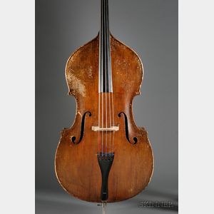American Five-String Contrabass, August Heck, Washington, D.C., 1903