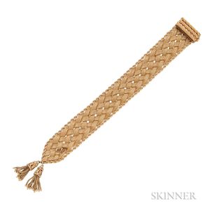 14kt Gold Braid Bracelet