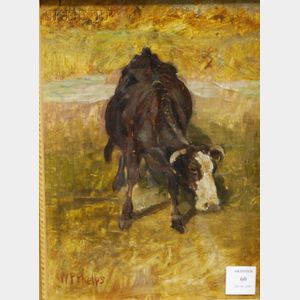 William Preston Phelps (American, 1848-1923) The Roving Cow