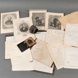 Thirteen Civil War Naval Letters, Maps, and Engravings