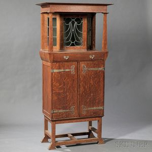 Arts & Crafts Cabinet Attributed to John Solley Henry