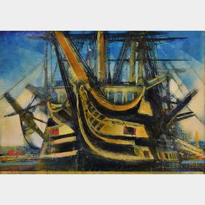 Donald H. Stoltenberg (American, 1927-2016) HMS Victory