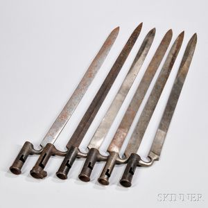 Group of Sword-bladed Socket Bayonets