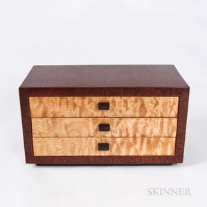 Artist-designed Wood Jewelry Box