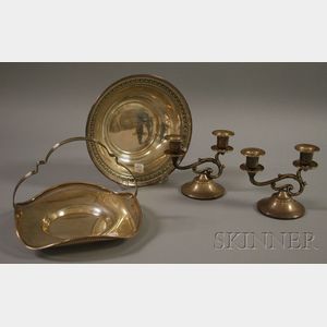 Four Sterling Table Items