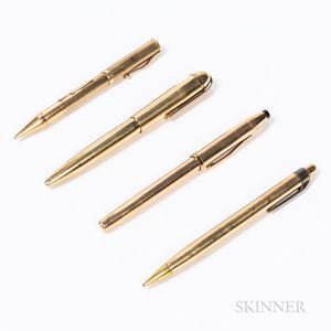 Four Gold Writing Implements