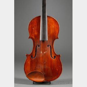 Violin, Possibly Ulbrecht Tatter, c. 1910
