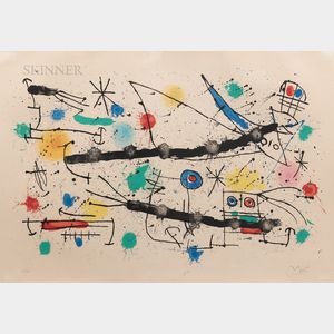 Joan Miró (Spanish, 1893-1983) Le grand jardin