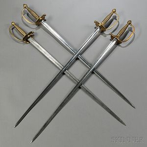 Four Model 1840 N.C.O. Swords