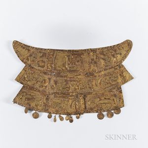 Pre-Columbian Copper Pectoral Ornament