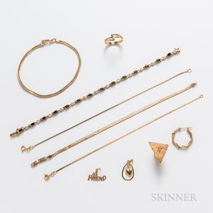 Group of 14kt Gold Jewelry