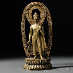 Gilt-bronze Figure of Shakyamuni