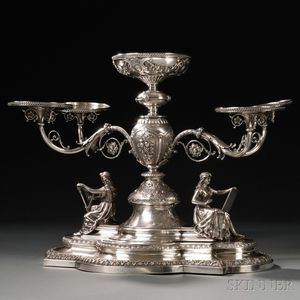 Victorian Sterling Silver Epergne