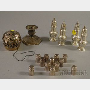 Group of Small Sterling Tableware