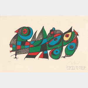 Joan Miró (Spanish, 1893-1983) Miró sculpteur