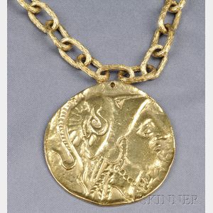 18kt Gold Pendant, Van Cleef & Arpels
