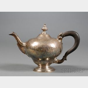 Early George III Silver Teapot