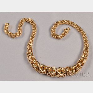 14kt Gold Necklace, Unoaerre