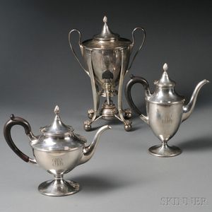 Three Pieces of Gebelein Sterling Silver Hollowware
