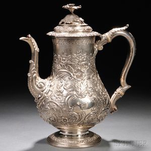 George IV Sterling Silver Coffeepot