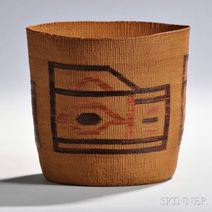 Tlingit Wolf Basket