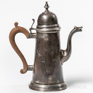 Elizabeth II Sterling Silver Coffeepot