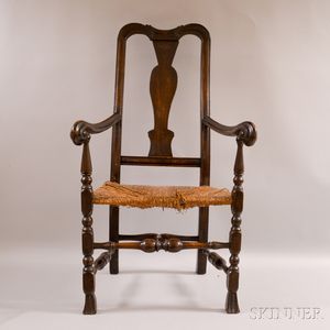 Queen Anne-style Armchair