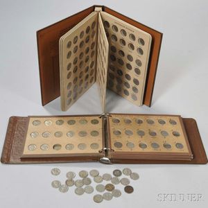 Thirty-two Liberty Head Nickels, Sixty Buffalo Nickels, and 170 Jefferson Nickels