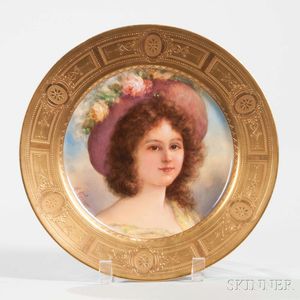 Vienna Porcelain Portrait Plate