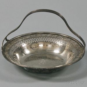 Gorham Reticulated Sterling Silver Basket-form Dish