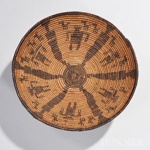 Apache Pictorial Basketry Tray