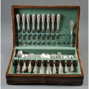 Wallace Sterling "Sir Christopher" Pattern Partial Flatware Service