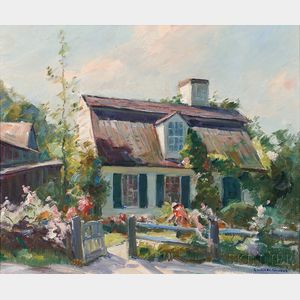 Emile Albert Gruppé (American, 1896-1978) New England Cottage