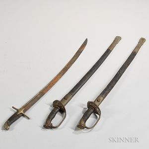 Three 19th Century Swords