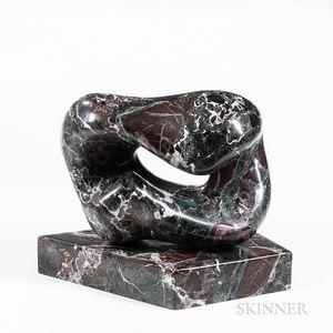 Attributed to Jean Kohen "Abstract III" Marble Sculpture