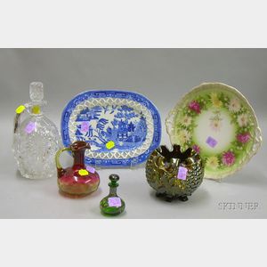 Group of Assorted Art Glass and Decorated Ceramic Articles