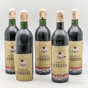 Chateau Verdignan 1959, 5 bottles