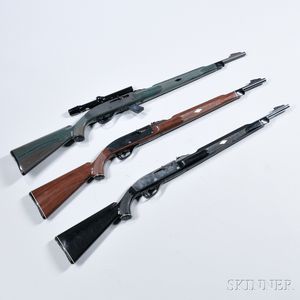 Three Remington .22 Caliber Semi-automatic Rifles