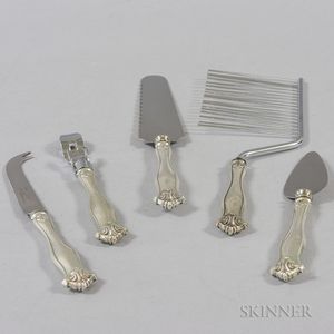 Five-piece Sterling Silver Serving Pieces