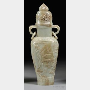Jade Vase with Cover