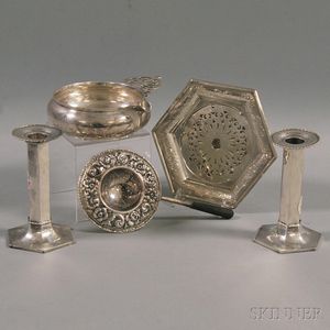 Five Small Sterling Silver Articles